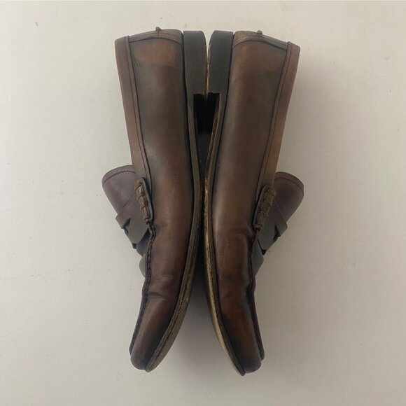 Prada {2DA 026} Men's Loafers Shoes Brown - Picture 3 of 11